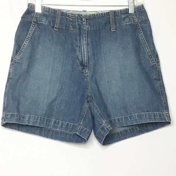 st john's bay womens jean shorts